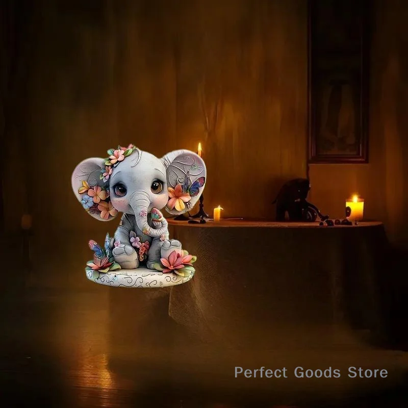 

1PC Cute Strawberry Hedgehog Garden Decoration 2D Flat Acrylic Ground Insert With Classic Spring Elements