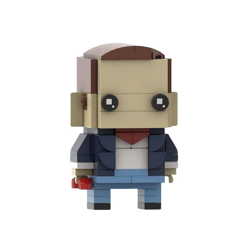 MOC – figurine de film animé Bricksheadz, jouet pour enfants, modèle Joker, cape de chauve-souris, poupée croisée, blocs de construction, bricolage, cadeau de Collection pour adultes