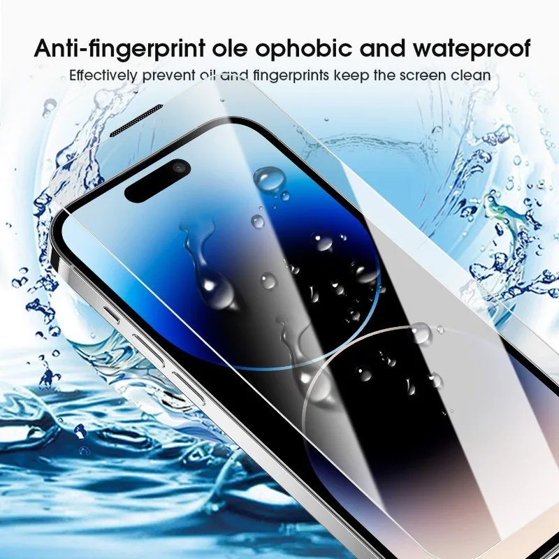 واقي شاشة جديد مقاوم للغبار لهاتف آيفون 17 برو ماكس سماعة أذن مضادة للغبار شبكة HD طبقة من الزجاج المقسى الشفاف لهاتف آيفون 17 برو