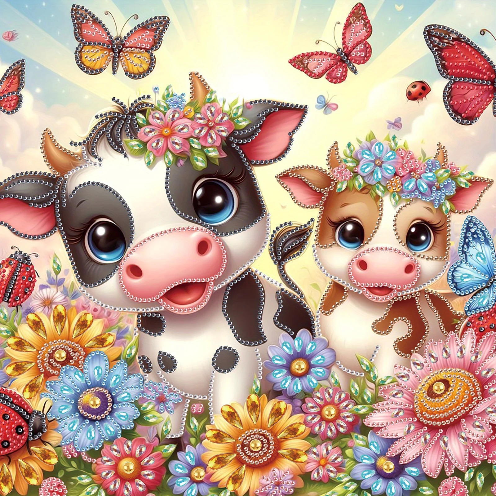 

Наборы алмазной живописи для взрослых и начинающих, счастливые животные, алмазная живопись, поделки для домашнего декора стен, подарок ручной работы