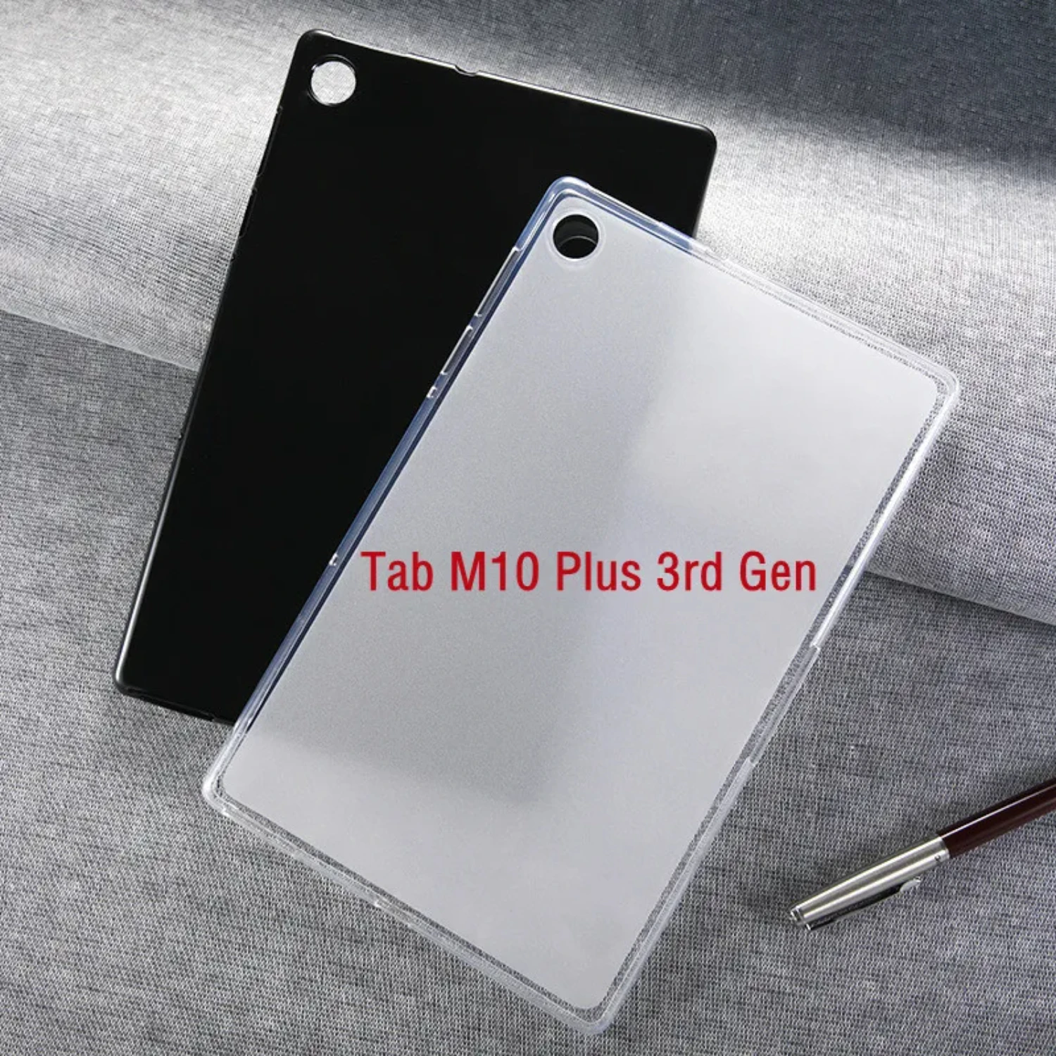 Transparent TPU Case   Tab M10 Plus 3rd Gen Silicon Soft    Tab M10 Plus 3rd Gen 10.6 TB-125FU