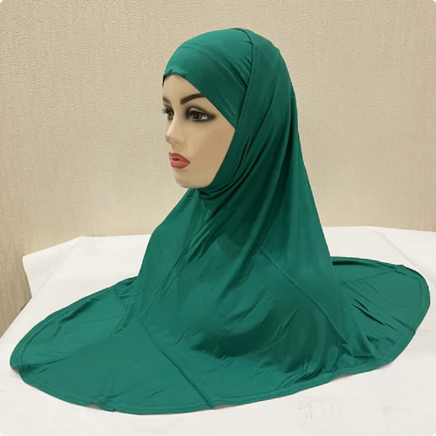 

Ramadan Malaysia Khimar Muslim Women Hijab Inner Hat Amira Instant Scarf Head Wrap Two Piece Set Turban Prayer Islamic Mujer