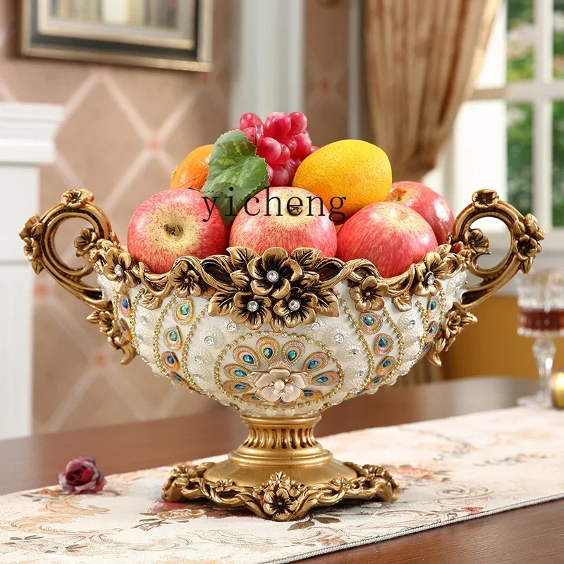 BJ-12 fruit plate large living room home creative luxury dried fruit plate ornament
