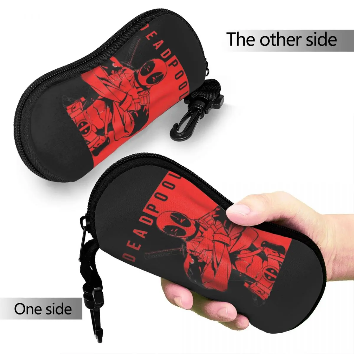 Deadpool & Wolverine Movie D&W Glasses Case Men Women Portable Box Superhero Comic Reading Storage Box Charming Eyeglasses Box