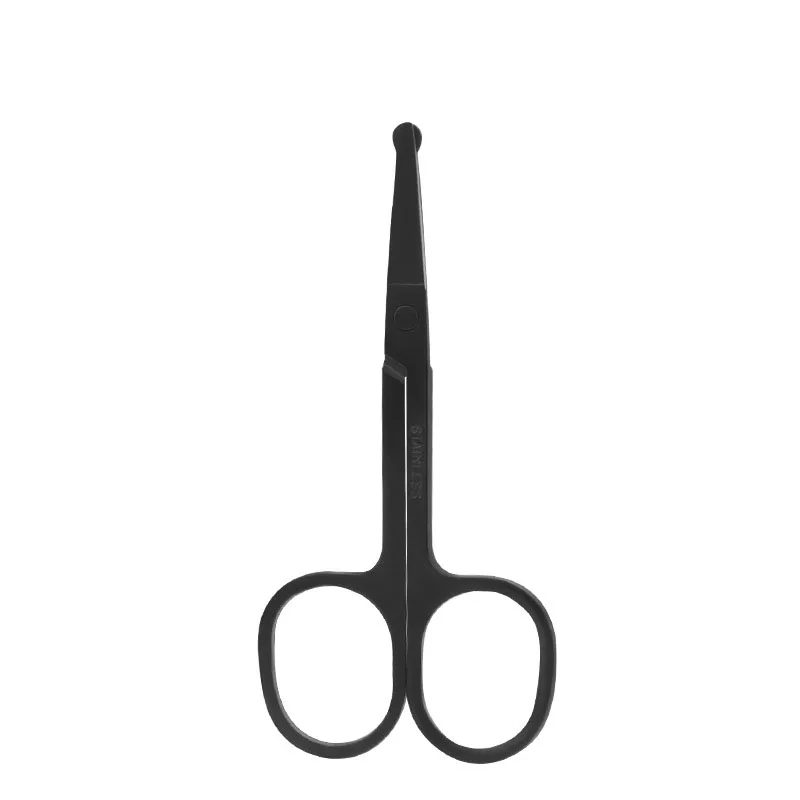 Stainless Steel Hair Removal And Ear Nose Eyebrow Trimming Fine Nose Hair Shears For Personal Care Facial
