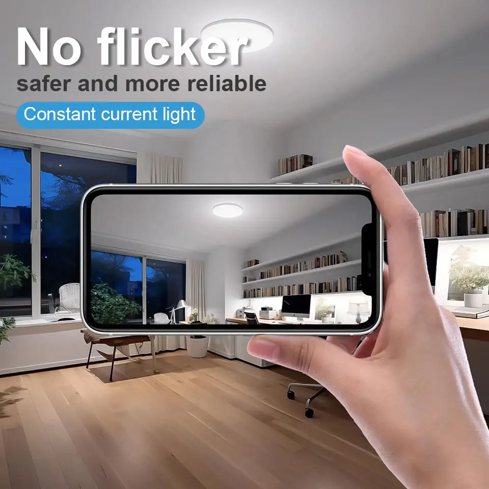 رقيقة جدا جولة LED ضوء السقف غرفة نوم ضوء كول الأبيض 20 واط 30 واط LED ضوء السقف ثلاثة برهان ضوء تركيبات إضاءة داخلية