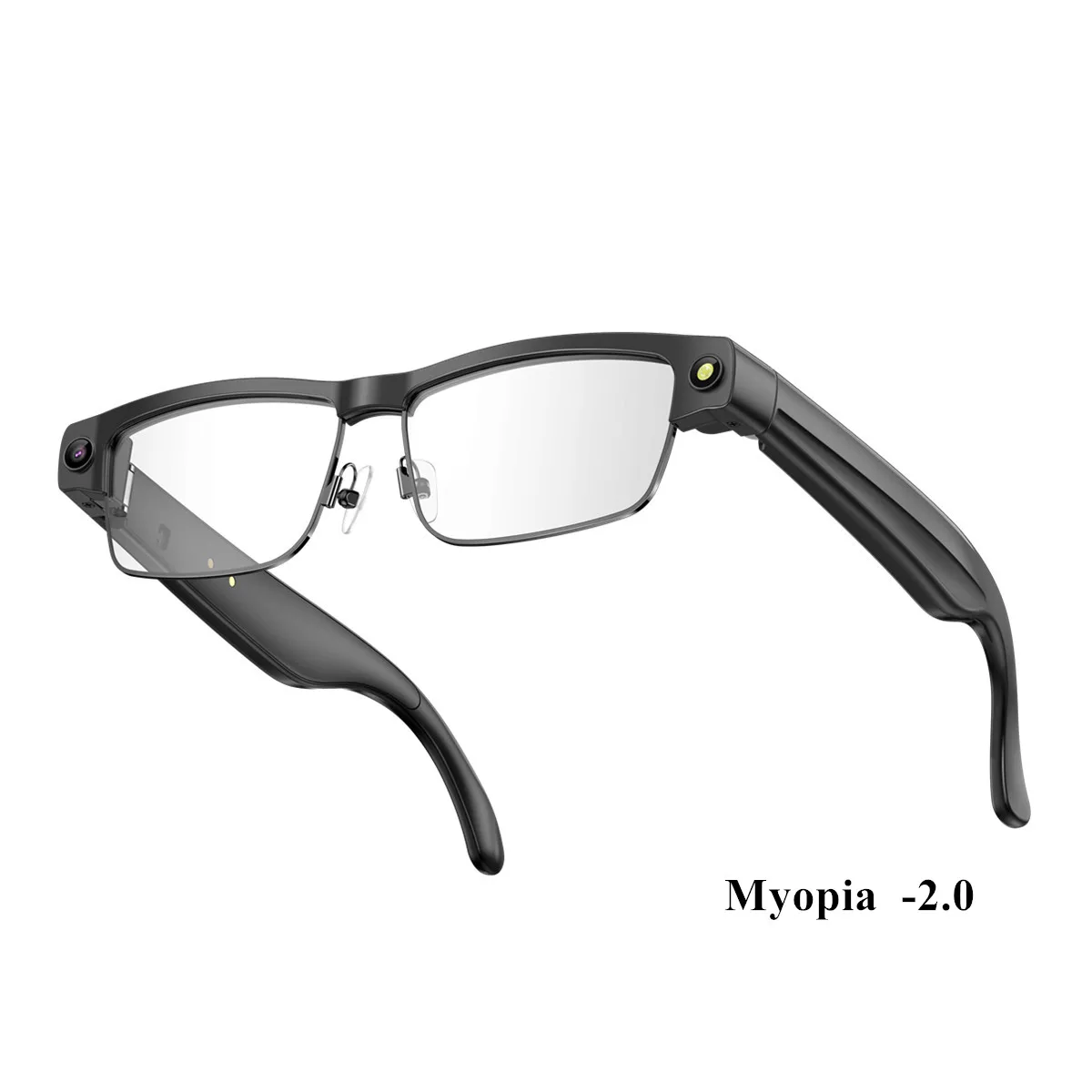 Smart Glasses Myopia Prescription 8MP HD Camera AI Object Recognition Anti Shake Video Recording Bluetooth Call Smart Eyeglasse
