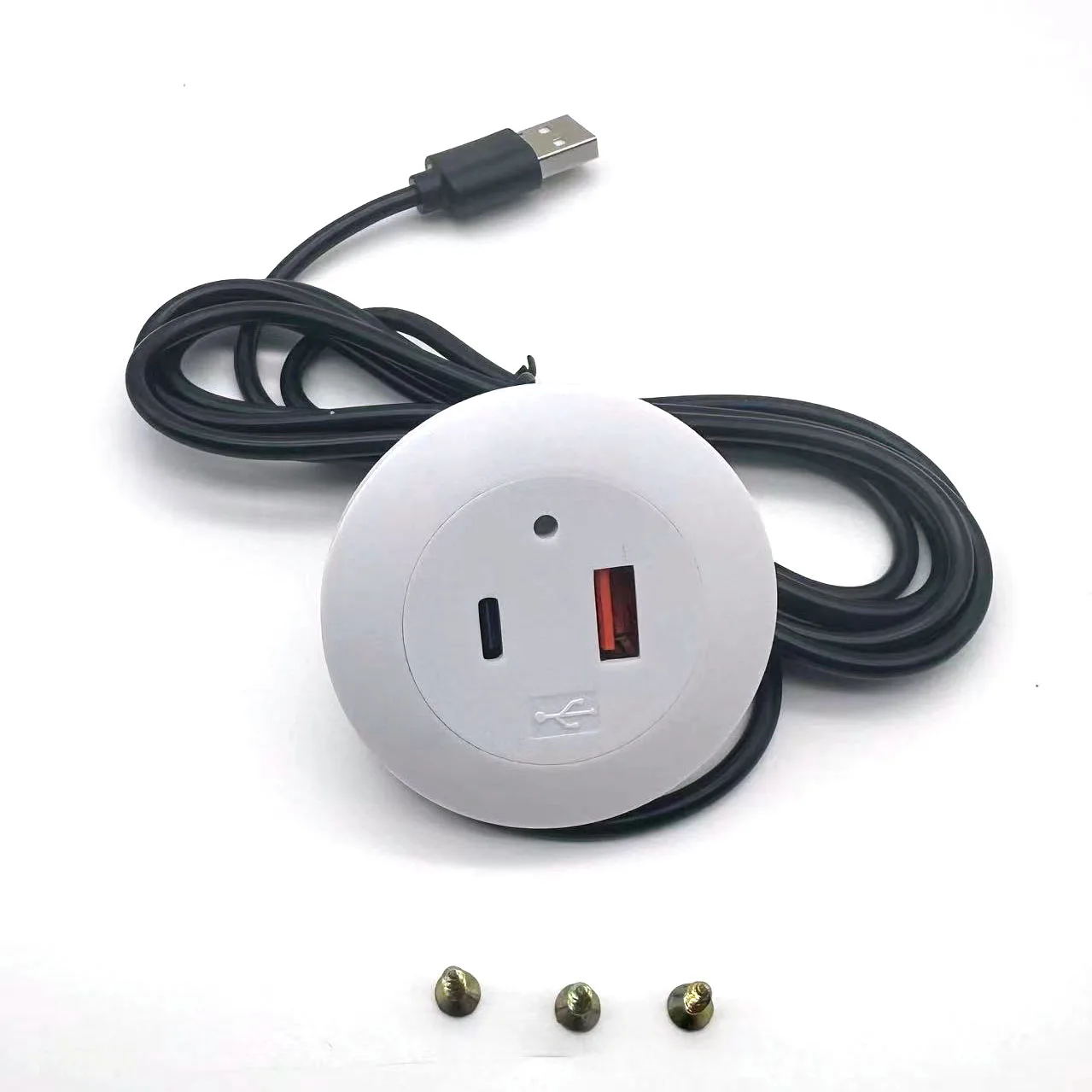 Embedded USB2.0 TYPE-C charger furniture sofa socket multifunctional hidden fast charging cable connector cable length 165CM