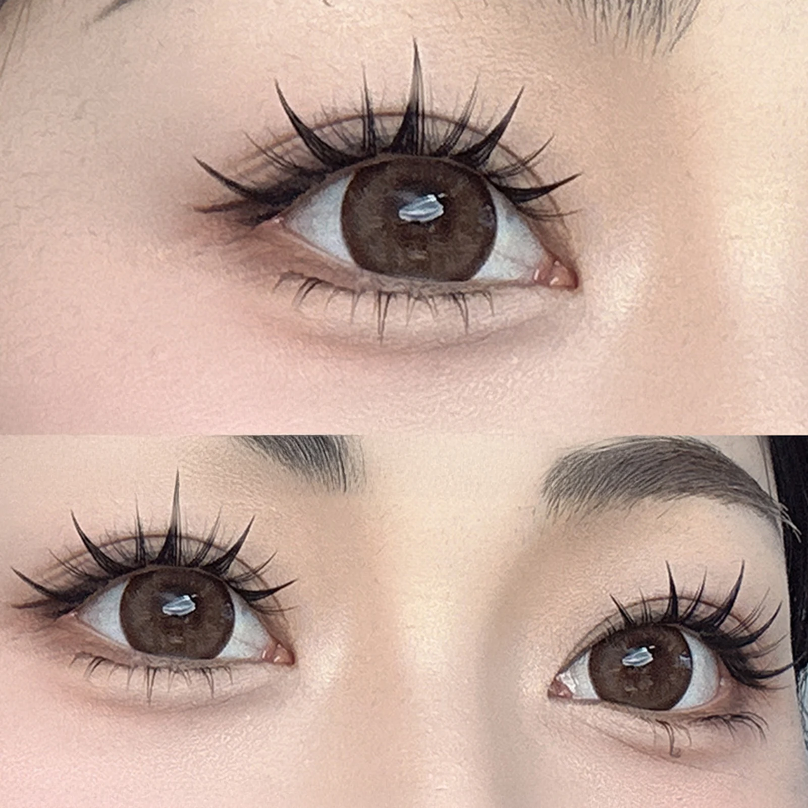 Ultra-Light Reusable Strip Lashes Mix Length Natural Look Lashes Clusters for Daily Life Or Important Occasions