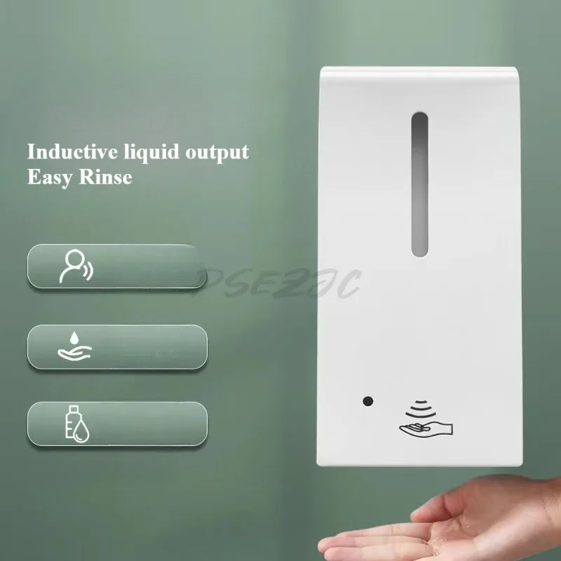 1000ml Automatic Induction Soap Dispenser Stainless Steel Large Capacity Hand Washing Machine Automatic Spray Disinfection