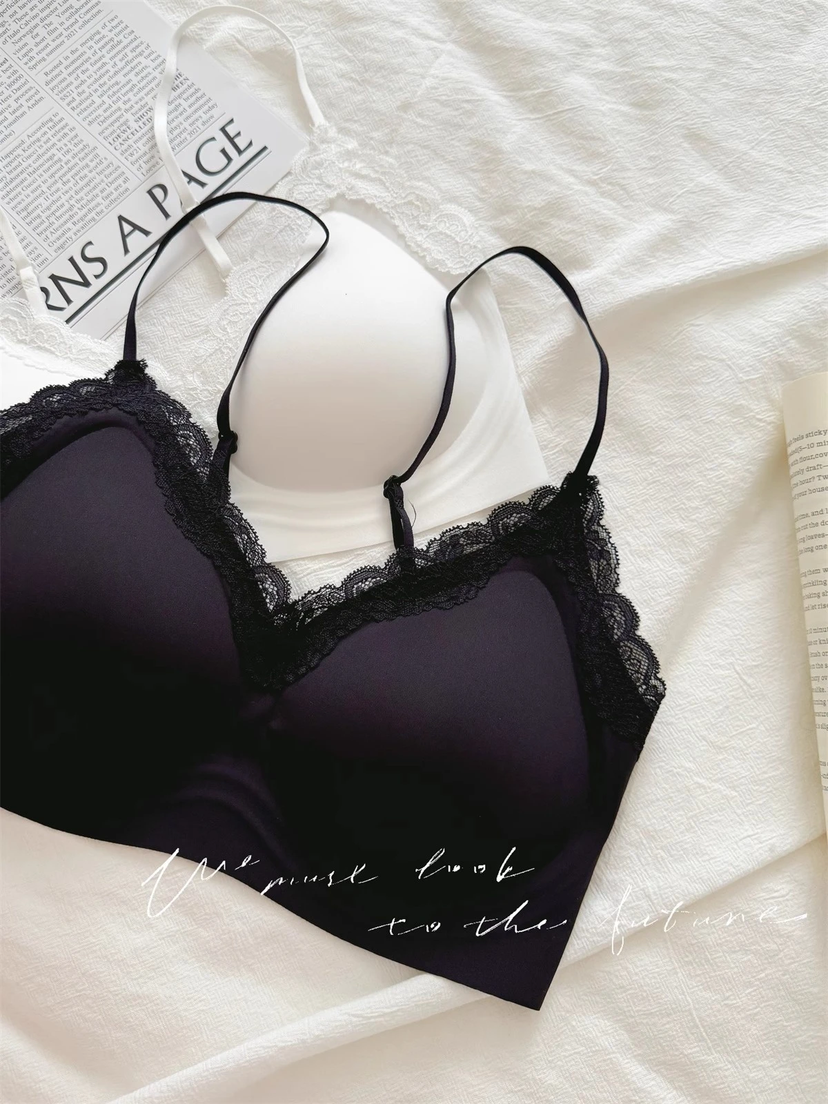 French Style Lace Bralette Fem - Bralette Wireless Soft 评论和价格