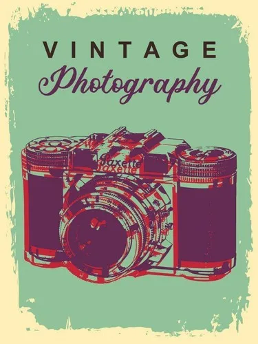 Fotografie Vintage Retro Metallschild