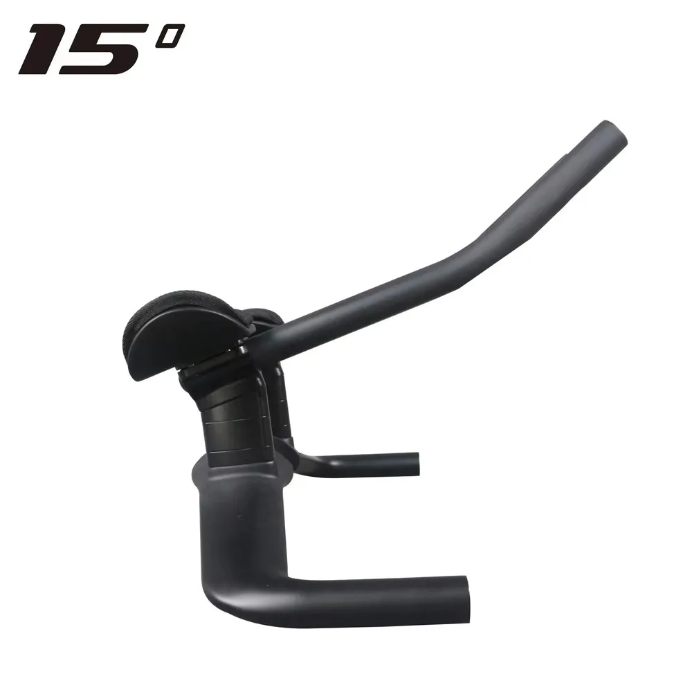 Time Triathlon Handlebar Aviation TT Rod HB096 Carbon Fiber Internal Cable 0 Degree 15 Degree 400/420mm Option