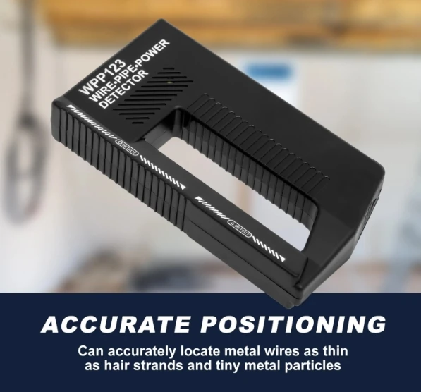 Stable WPP123 2 in 1 Metal Detector Wall Scanner High Sensitivity Pipe Wire Power Detector Multifunctional Metal Detection Tool