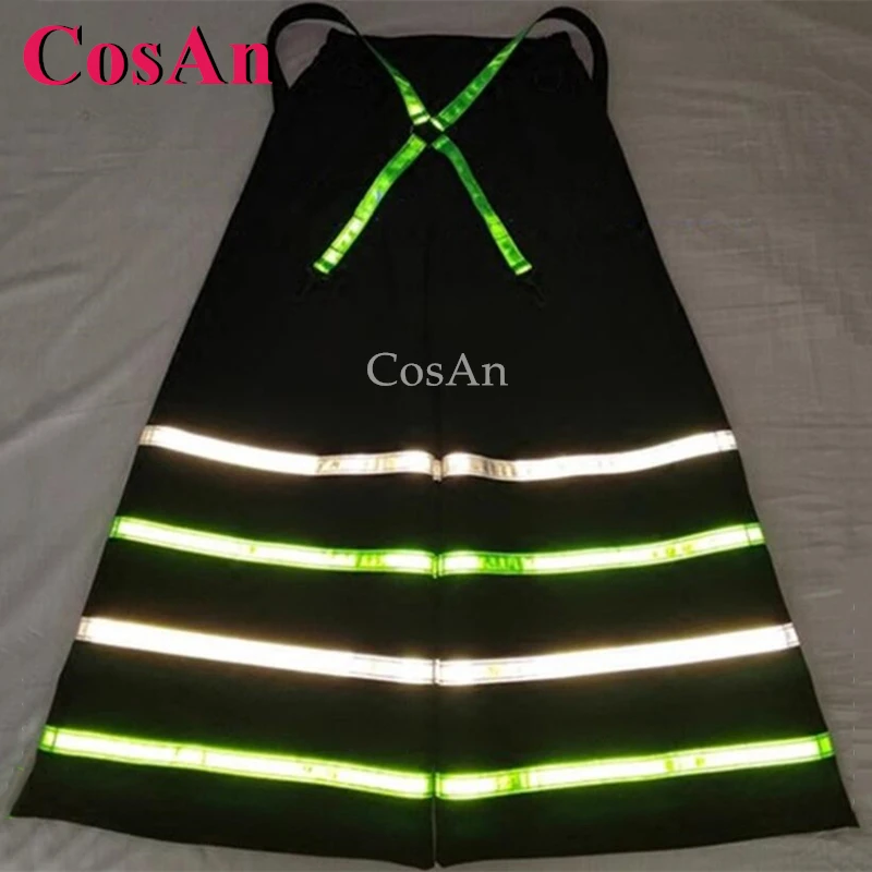 

CosAn, новый стиль, танцевальные брюки с гексаграммой и призраком, брюки-клеш Melbourne Shuffle Phat, яркие брюки со светоотражающим эффектом, унисекс