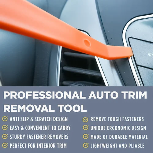 Imagen 2 del producto Destornillador de desmontaje de coche, barra de palanca manual de plástico, herramienta de desmontaje de Audio automotriz, accesorios automotrices, palanca