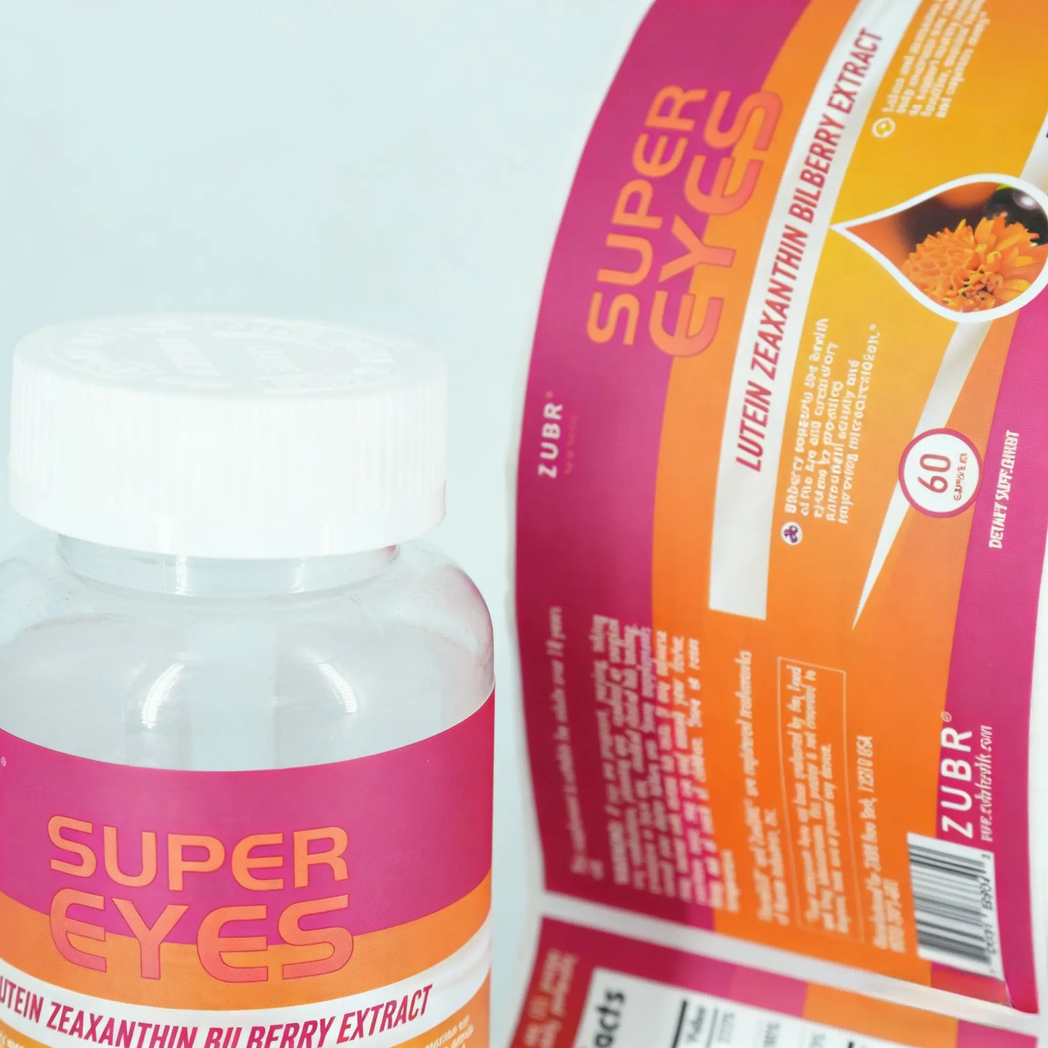 Custom Durable Strong Adhesive Waterproof Labels Stickers for Sports Drink Water Bottles & Beverage Packaging