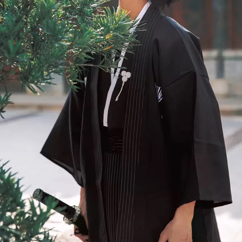 Haori Samouraï Traditionnel Homme – Kimono – photo 13