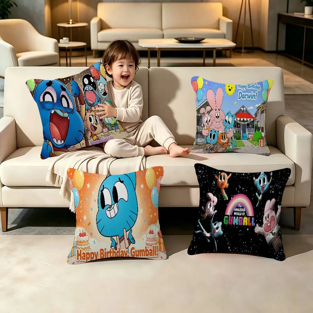 The Amazing the World Cushion Cover Pillowcase Upholstery pillows of Gumballs for sofa Throw Pillow Home Decor Pillowcas