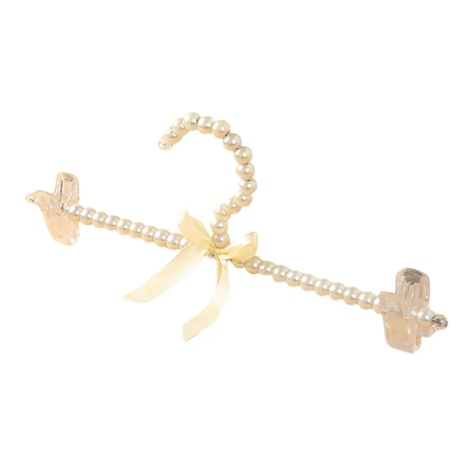Beaded Clothing Hanger Closet Coat Storage Organizer Elegant Clothes Dress Pants Hanger for Shirt bride Coat Dress Women
