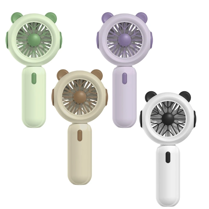 USB Mini Handheld Fan Summer AA Battery Operated Desktop Fan Dropship