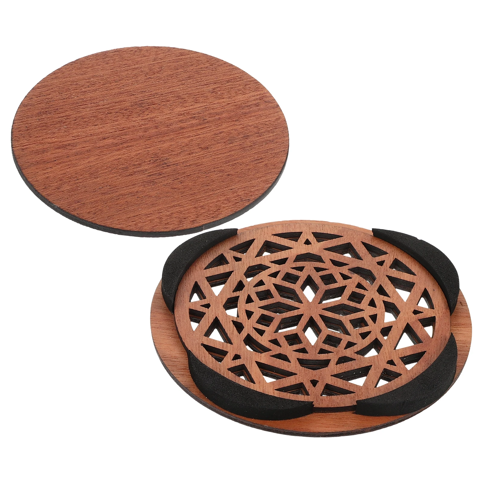 

Guitar Sound Hole Cover Block Soundhole Small Accessory Covers Light Brown Acoustic