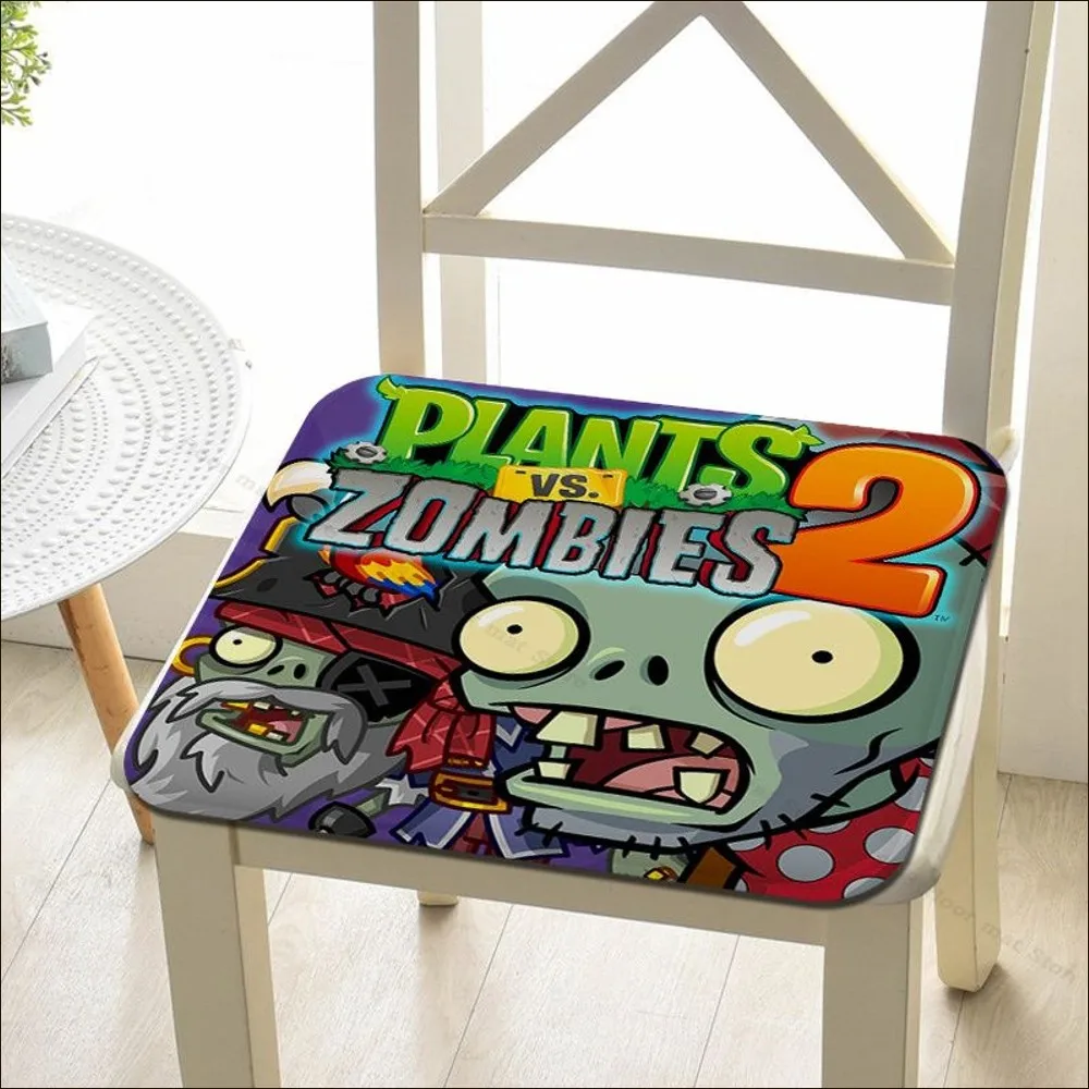 Game P-Plants vs. Z-Zombies Cushion Mat Tie Rope Dining Cushion Circular Decoration Seat For Office Desk Cushions Home Decor