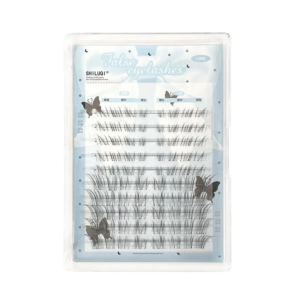 لا حاجة للغراء، رموش صناعية مختلطة، حجم طبيعي فردي، أداة مكياج لتمديد الرموش بنفسك