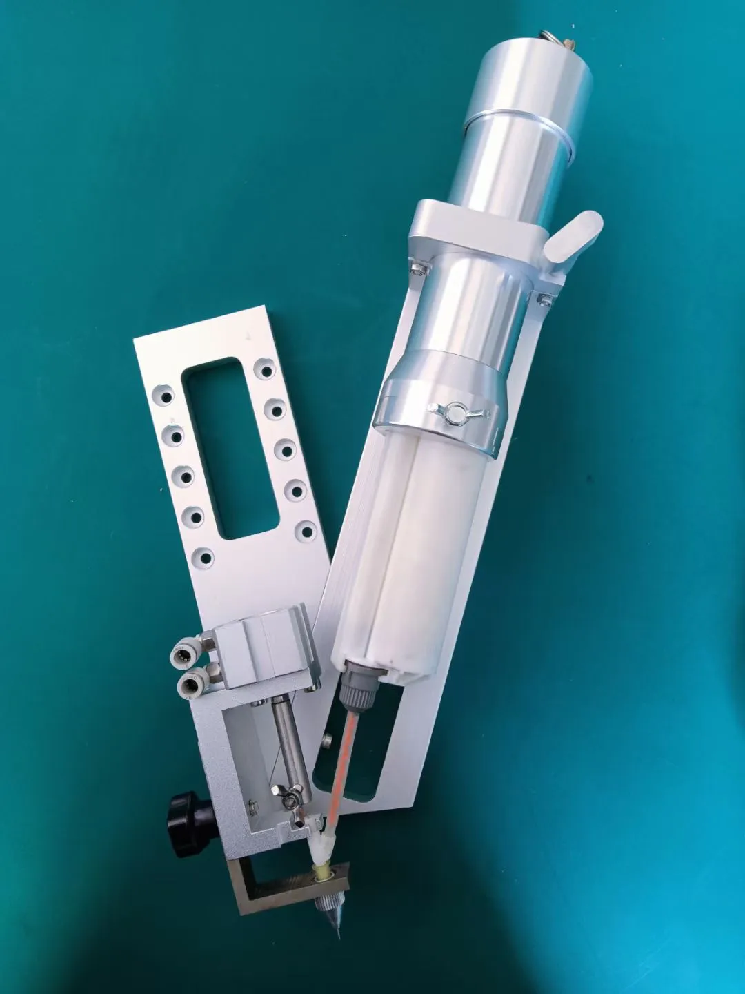 Pneumatic AB glue Y-shaped shut-off valve bracket pusher, confirm the proportion before placing the order
