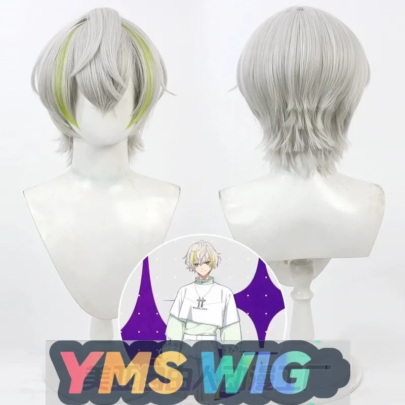 

【YMS WIG】18TRIP White Light Sugar-Coated Cosplay Wig Scalp Style Gradient Mobile Game Layered Reverse Curl