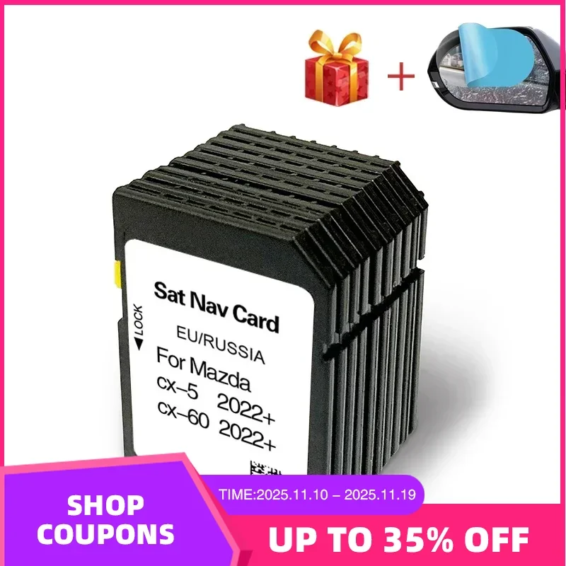 

EU RUSSIA 32GB Navigation Maps SD Card for Mazda CX-5 CX-60 2022+ GPS Accessories Navi Free Shipping with Anti Fog Sticker