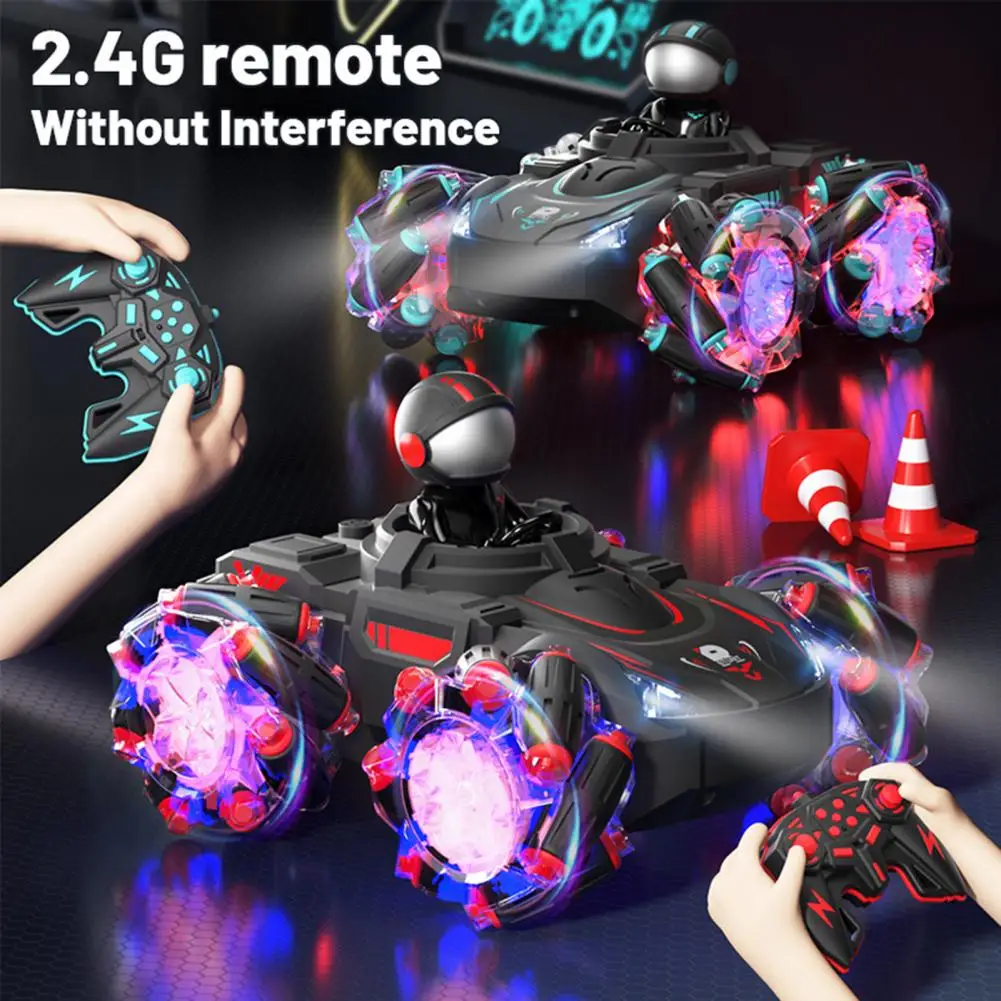 Remote Control Car with Dynamic Music 360-degree Rotating Rc Car 2.4ghz Remote Control Car with Projector Led Lights Music 360°