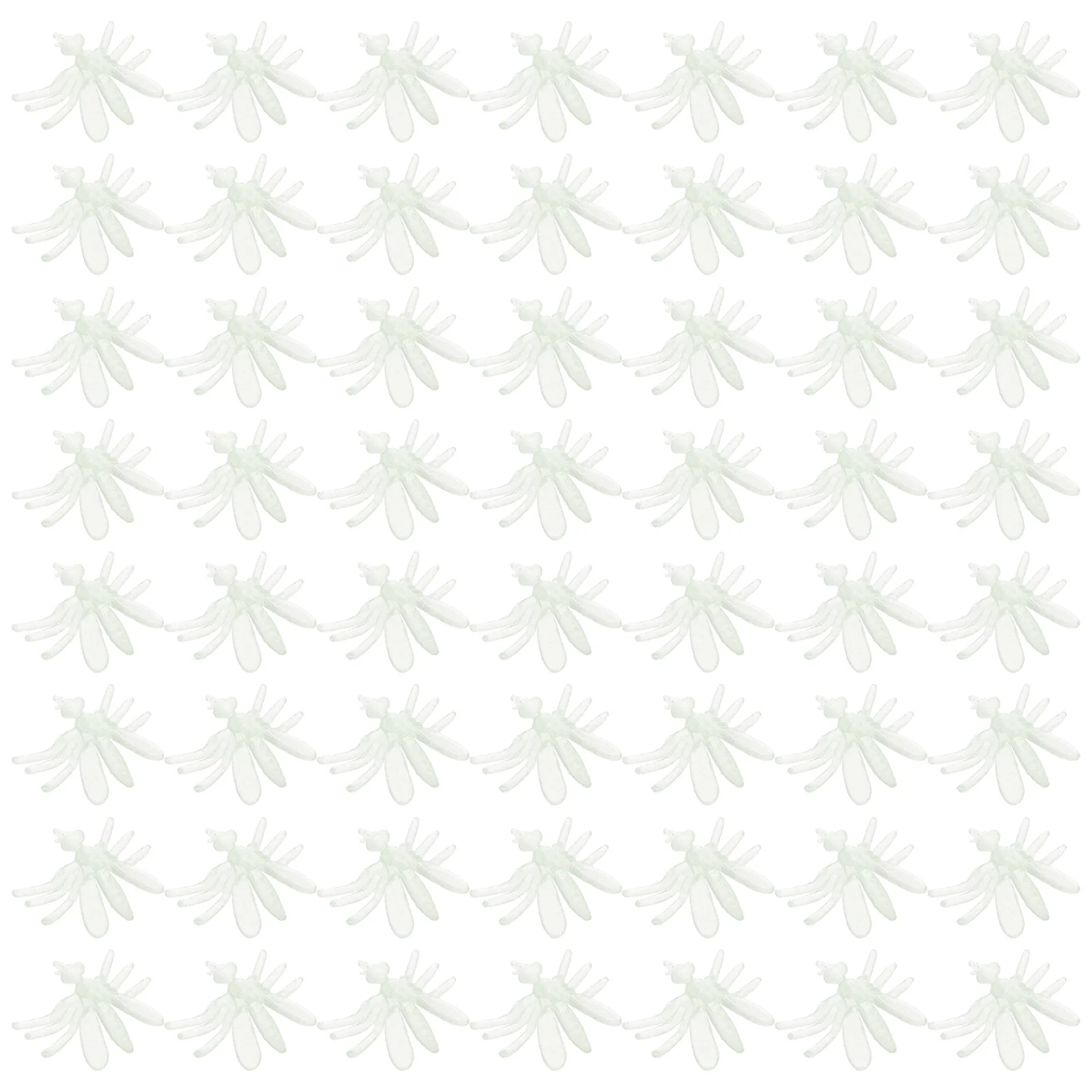 200 Uds. Decoraciones de mosquitos falsos que brillan en la oscuridad fiesta de Halloween interior exterior plástico insecto modelo juguetes broma Gadgets