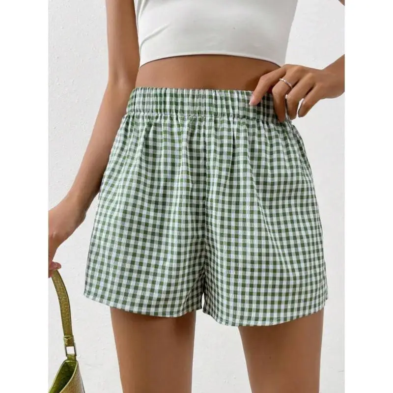 

Cross-Border Cheered Print Elastic Waist orts Men's Retro Sle Ciwalk Nine-Piece Pants Polyester Fiber Micro Stretch