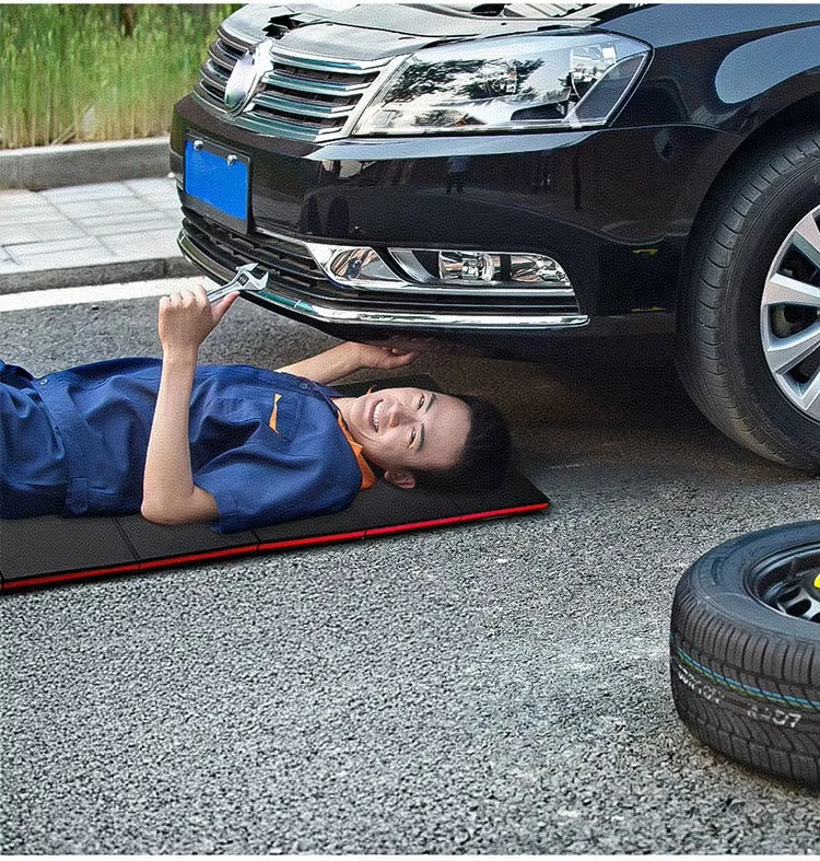 EVA Foldable Car Repair Mat Lightweight Waterproof Thermal Portable Mechanics Work Pad for Auto Maintenance Camping Hiking