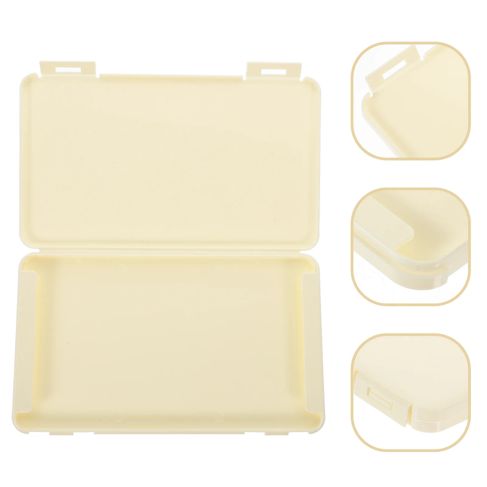 

2Pcs Eyelashes Storage Box Portable False Lash Container Makeup Organizer Large Capacity Travel Case Eyelashes Packaging Box