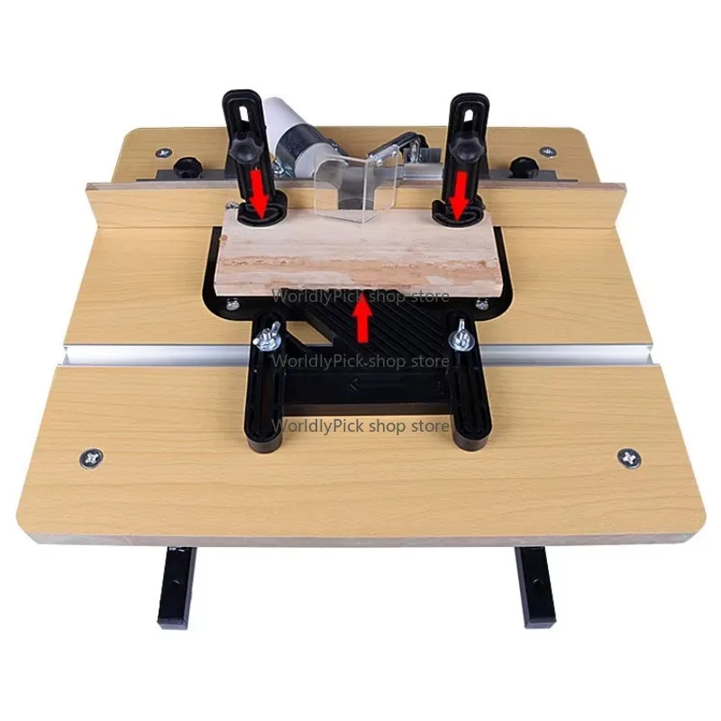

Professional Portable Woodworking Bench with Sliding Electric Router Table Worktable for Milling Tools Electric trimming machine