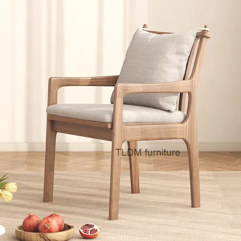 Cafe Bar Chairs Wood Legs Arm Rest Restaurant Computer Desk Simple Balcony Lounge Vintage Chair Camping Sillones Home Furniture