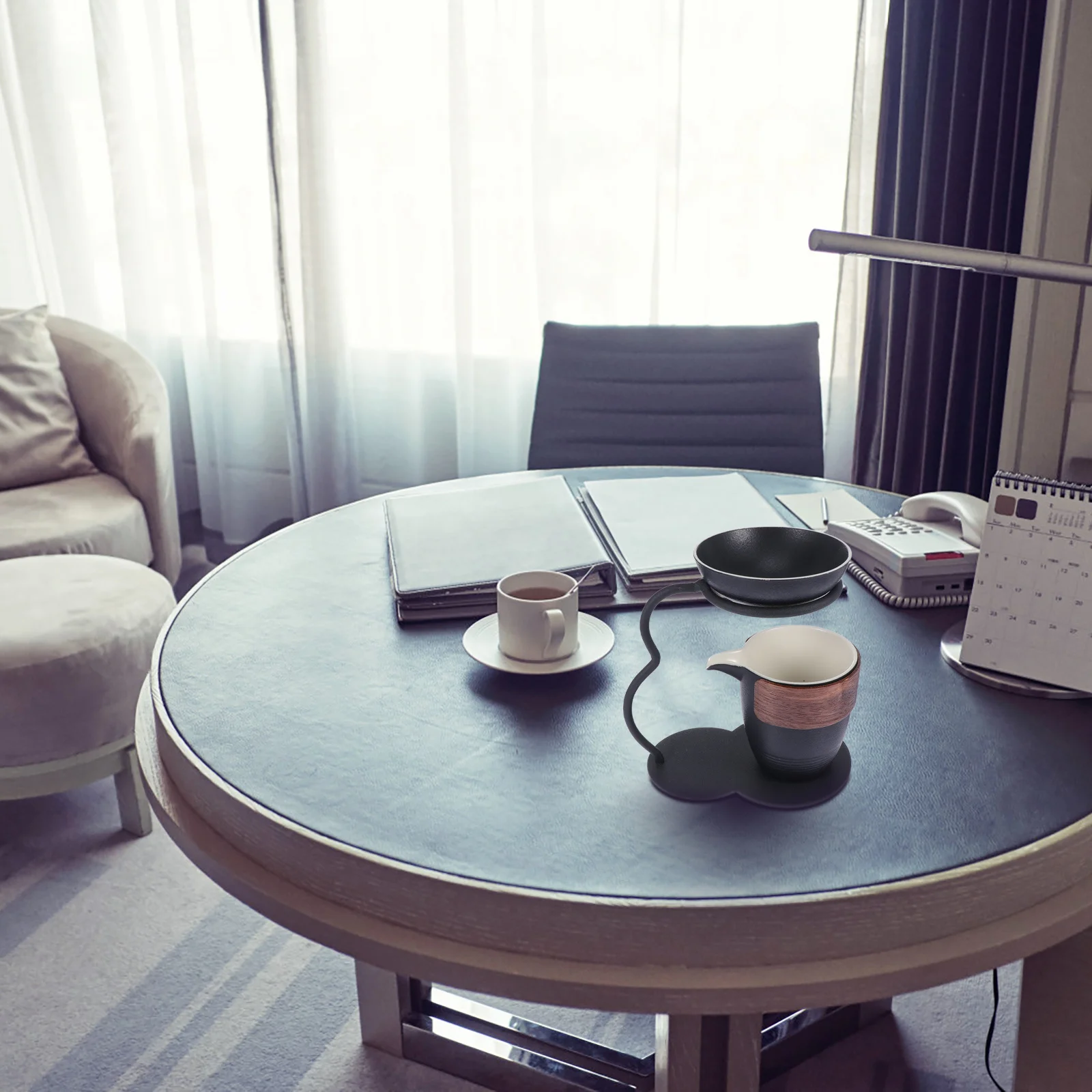 

1 Set Ceramic Filter Practical Home Use Strainer With Bracket Design For Room Office Kungfu Set Small Tea Strainer Household Tea