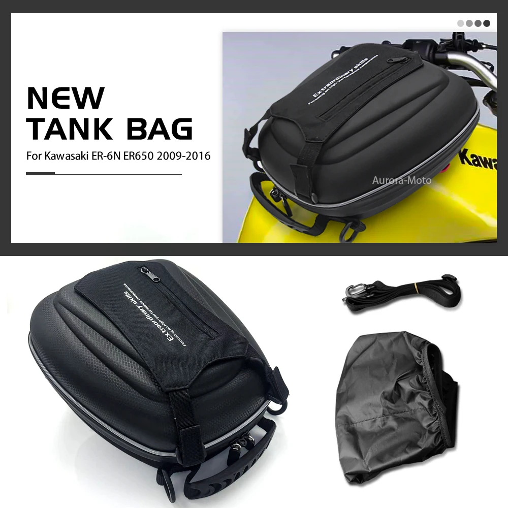 

Motorcycle Fuel Tank Bag Luggage For Kawasaki Z1000 Z1000SX Versys Ninja 650 1000 ZX-6R ZX-14R Navigation Racing Bags Tanklock