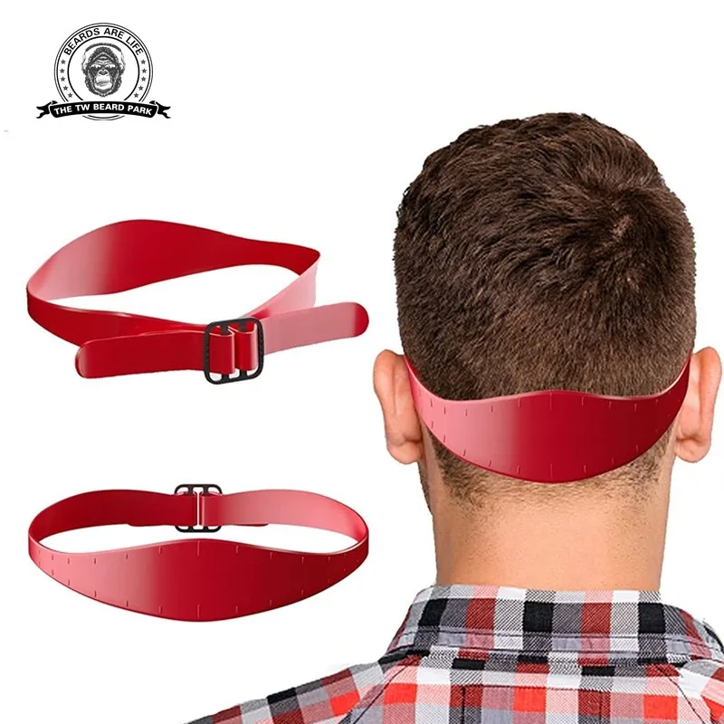 Adjustable Neckline Shaving Template - Lengthened Size Silicone Haircut Band For Home Haircuts Barber Trimming DIY Haircuts