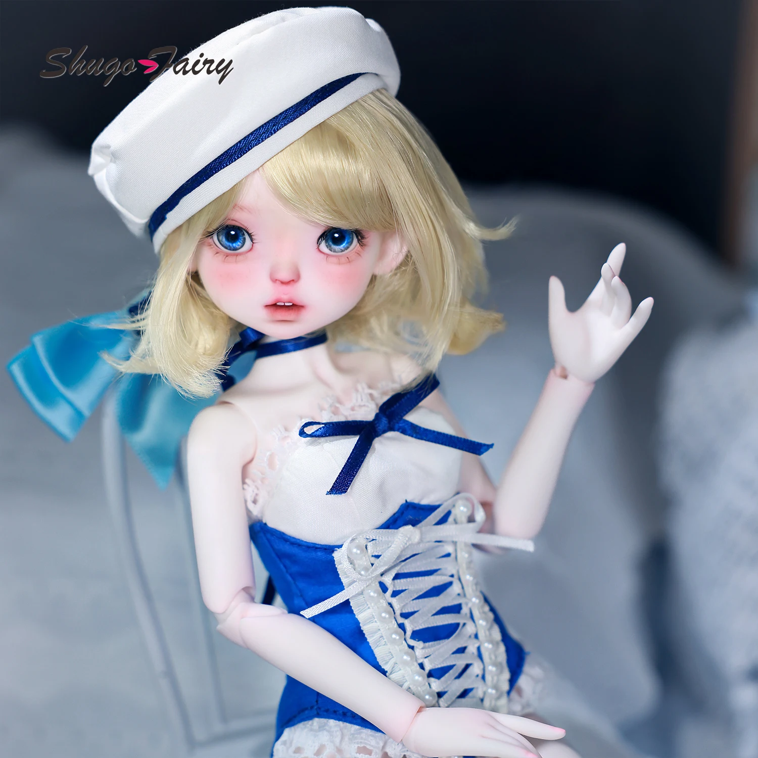 ShugaFairy Lottier A 1/6 FC Ball Jointed Doll Fullset Sweet LolitaSailor Resin BJD Doll Lace Frill Capelet Collectible Toy Gift