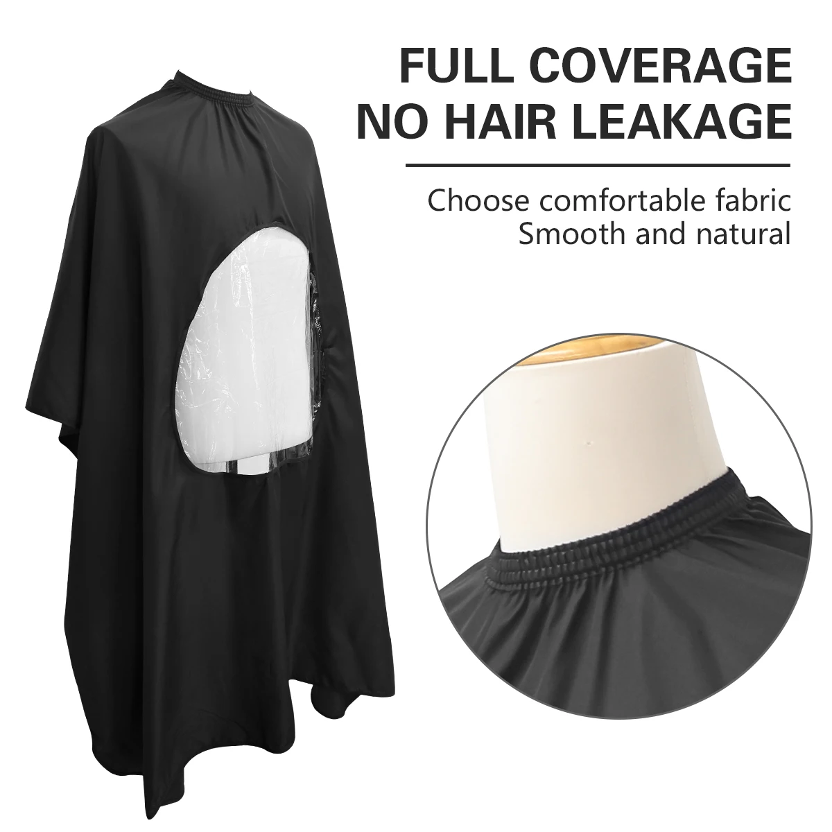 Barbershop Hairdresser Aprons Transparent Anti static Haircut Capes Waterproof Aprons Eagle Shawls Salon Barber Styling Tools