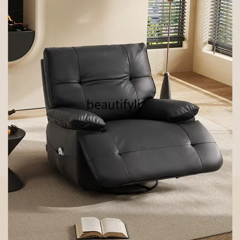 A85 First Class Fabric Single Sofa Living Room Widened Electric Reclining Clouds Lazy Rocking Chair