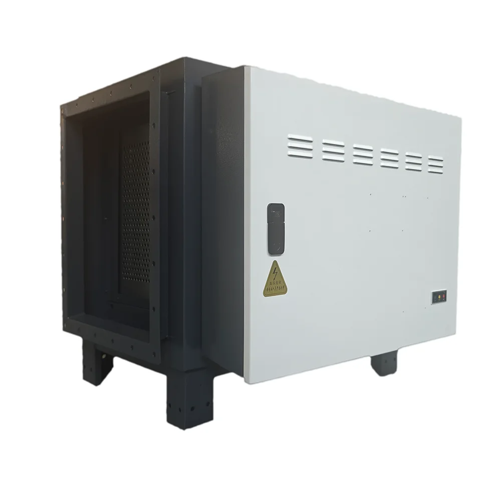 

HongJing Commercial Kitchen Oil Mist Dust Purifier Industrial Disposal Barbecue Cooking Fume Purifier 98% Efficiency 3-Year