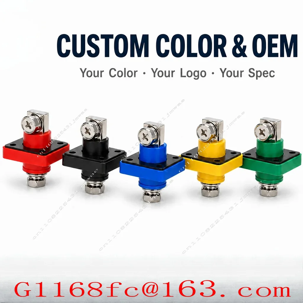 200A300A Copper Bolt Terminal, Power Terminal Block L Series Energy Storage Battery Pack ESS Connector ROHS