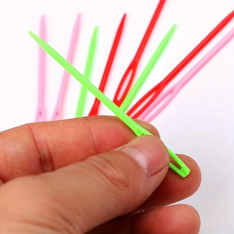 19pcs Creative Hair Braiding Tools, Colorful Threaded Hair Pins with Needle Design for Easy and Fast Hairstyling - Random Colors