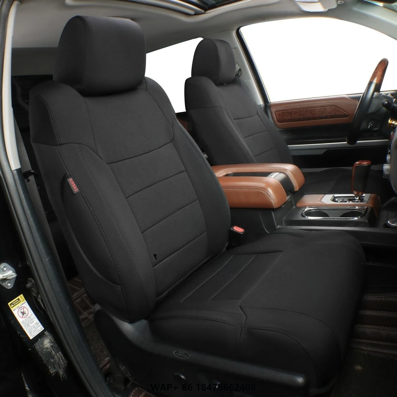 EKR Custom Fit Full Set Leather Car Seat Covers for Select  Cherokee 2011-2022 Model Years