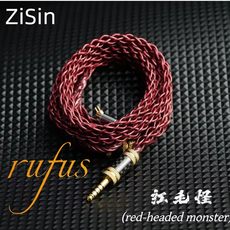 ZiSin -50 7N OCC+Alloy Copper In Ear Earphone Upgrade Cable With 2.5/3.5/4.4/6.35mm IE900 2PIN MMCX For Youth M5 Olina IEM