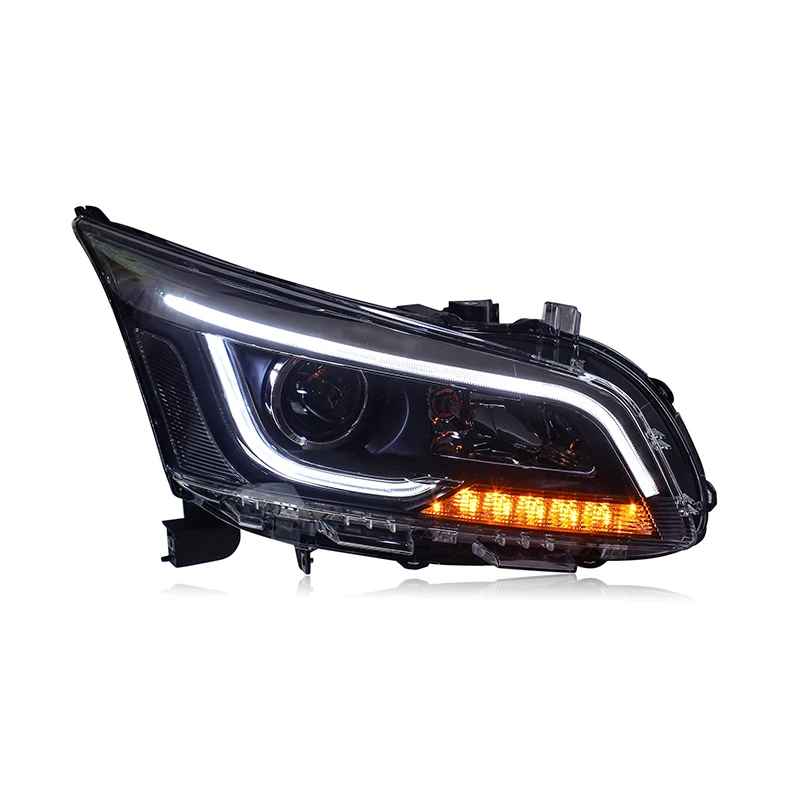 For Chevrolet Cruze Headlights 2015 LED Headlight DRL Lens Double Beam H7 HID Xenon bi xenon lens Head lamp